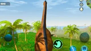 Best Dino Games - Brachiosaurus Simulator Android Gameplay