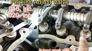 Tune_Up Tutorial Using Firing order 1,3,4,2 / cara setel klep  4-cylinder diesel Engine Perkins .