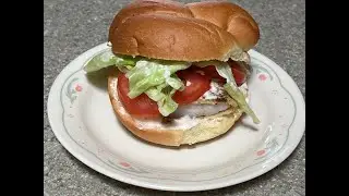 Easy and tasty fish sandwich。簡単で美味しいフィッシュサンドイッチ