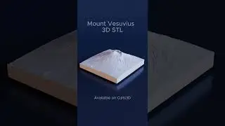 Mount Vesuvius | Italy 🇮🇹 #3DPrinting #Vesuvius #STLmodel #Volcano3D #Italy