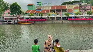SINGAPORE CITY TOUR:EXPLORING CLARKE QUAY CENTRAL SHOPPING MALL AND CLARKE QUAY SINGAPORE RIVERSIDE