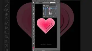 Heart logo design in illustrator #logodesgin #graphicdesign #youtubeshorts #illustrator #shortfeed