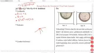 Çemberin Analitik İncelenmesi 3 (KENAN KARA)
