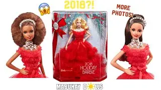 Doll News! Official Promo Images of the Holiday Barbie 2018 