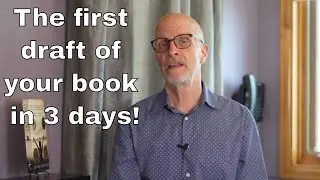 The first draft of your book in 3 days