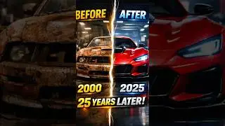 Rust to Supercar 😱 | USA&rsquo;s Most Iconic Cars Evolution! #shorts