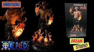 ONE PIECE - Unboxing Ace Resin Statue - Dream Studio