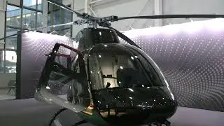 Макет нового вертолёта Ми-34М1 на выставке NAIS 2026