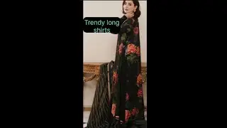 Trendy long shirt design - new long shirt trend | #latest long shirts #designs
