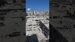 Footage showing the aftermath of Iranian missile strikes in the Israeli city of Bat Yam
