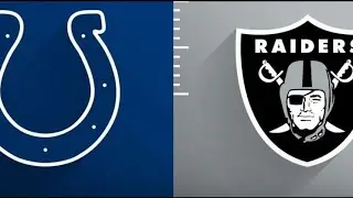 RAIDERS vs COLTS IN-GAME ANALYSIS