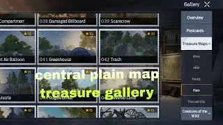 Undawn central plain  treasure  map gallery