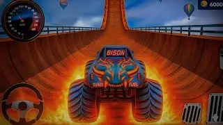 😳 Rocket Booster Car Stunt | Extreme Ramp Speed Test & Sky Jump Challenge 💨🚗