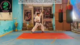 Kata Dai Yon Dosa shito-ryu - Sensei Deepak Vishkarma #karatedeepak