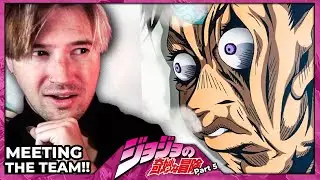 Meeting The Crew!! | REACTION | JOJO'S BIZARRE ADVENTURE | PART 5 | EP 5-6