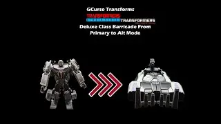 GCurse Transforms Transformers Studio Series Gamer Edition Deluxe Class Barricade