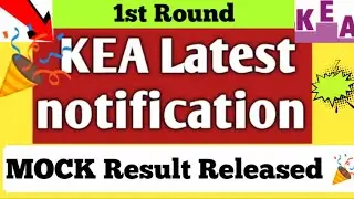 CET 2021 Mock Allotment Result | KCET Important Instructions | KCET Mock Allotment Cut-off Rankdates