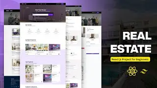 Build a Real Estate Website in React JS | Multi-Page Property Listing App | react js | tailwind CSS