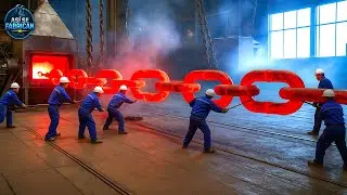C&oacute;mo se FABRICAN las CADENAS de ANCLA GIGANTES | PROCESO INDUSTRIAL 🏭