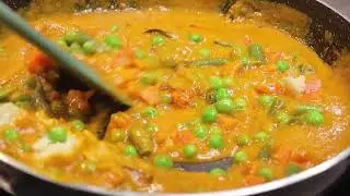 Овощная корма с желтой подливкой Pansari Chef's
