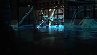Niagara Falls Power Station at night.  October 2024