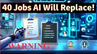 WARNING: 40 Jobs AI Will Replace by 2030 🚨
