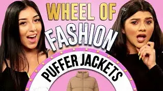PUFFER JACKETS Challenge?! Wheel of Fashion w/ Shany & Eileen