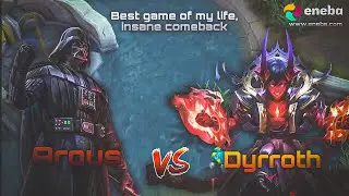 ARGUS VS DYRROTH | 37 POINTS DIFFERENCE COMEBACK | ARGUS BEST DAMAGE BUILD | MLBB |