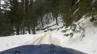 Shogran Road during winter season 2019
