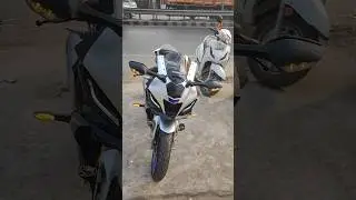 Kawasaki NINJA ZX 10 R Type Mirror       How to inatall Mirror On R15 v4 M #zx10r #youtub #shorts
