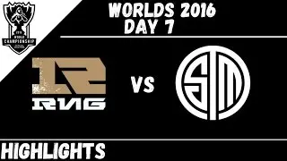 RNG vs TSM | Highlights Worlds 2016 Day 7 | Royal Never Give Up vs Team Solo Mid