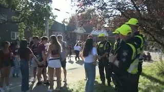 Hamilton police make 5 arrests following unsanctioned street party