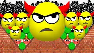 Hide : Ball : Brain Teaser Games vs Draw To Smash : Logic Puzzle Live Stream 4