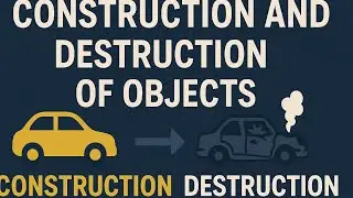 Construction and destruction of objects | Construction | Destruction | OOPM RGPV