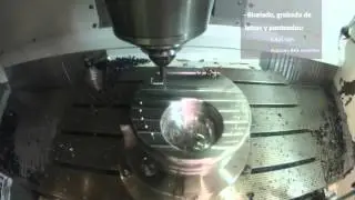 Pieza demostración realizada con fresadora CNC Deckel Maho Heidelhein