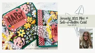 Jan 2021 Mini & Saleabration Flower & Field w/ You are Amazing Stampin' Up!