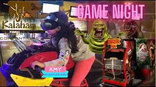 Kalahari Resort Indoor Water Park in Poconos is OPEN! Games Night! Arcade Tour and Review.