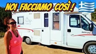 Ep.226 CONSIGLI UTILI SULL'ACQUISTO E STIVAGGIO DEL CIBO IN CAMPER - In CAMPER in Grecia 🇬🇷