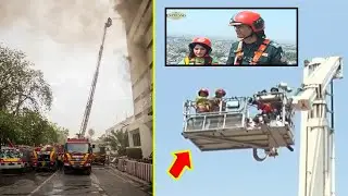 Rescue 1122 | A Brief Report On Fire fighting Vehicle Snorkal Sky Lift | Express News | Expresso
