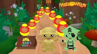 Tag with Ryan - Halloween Ryan the Clown 🆚 Rare Mercuryan 🆚 Ghost Pirate Ryan - Run Gameplay !