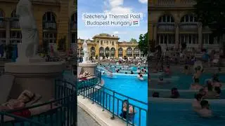 (Budapest, Hungary) Sz&eacute;chenyi Thermal Pool @travyling #travyling #budapest #szechenyi #thermalpool