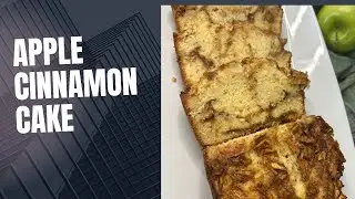 🍎 Apple Cinnamon White Cake | Moist & Fluffy Homemade Dessert 