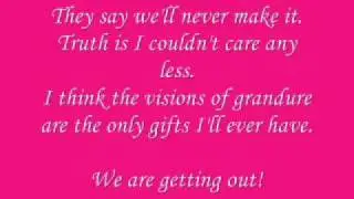 Madina lake - lets get outta here (lyrics on screen)
