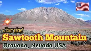 Sawtooth Mountain Orovada Nevada USA