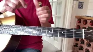 Circle is unbroken Robin Williamson guitar lesson standard tuning in both am and em