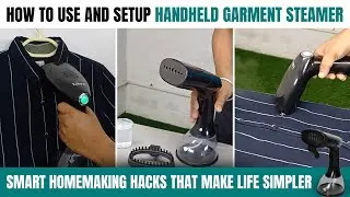 Libra Handheld Garment Steamer Setup & Use Tips for Wrinkle-Free Clothes #libra #steamiron #yt