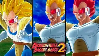 Vegeta Scouter All Transformations | Dragon Ball Raging Blast 2 Mods