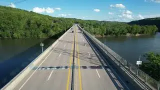 Freeport Bridge Crossing w/ Drone