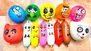 Making FLUFFY Slime! Satisfying ASMR baby funny balloons #13#slimeballoon#asmr#funnyballoon