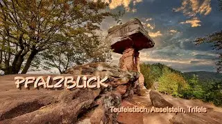 Pfalzblick.. Trifels Asselstein und Teufelstisch.